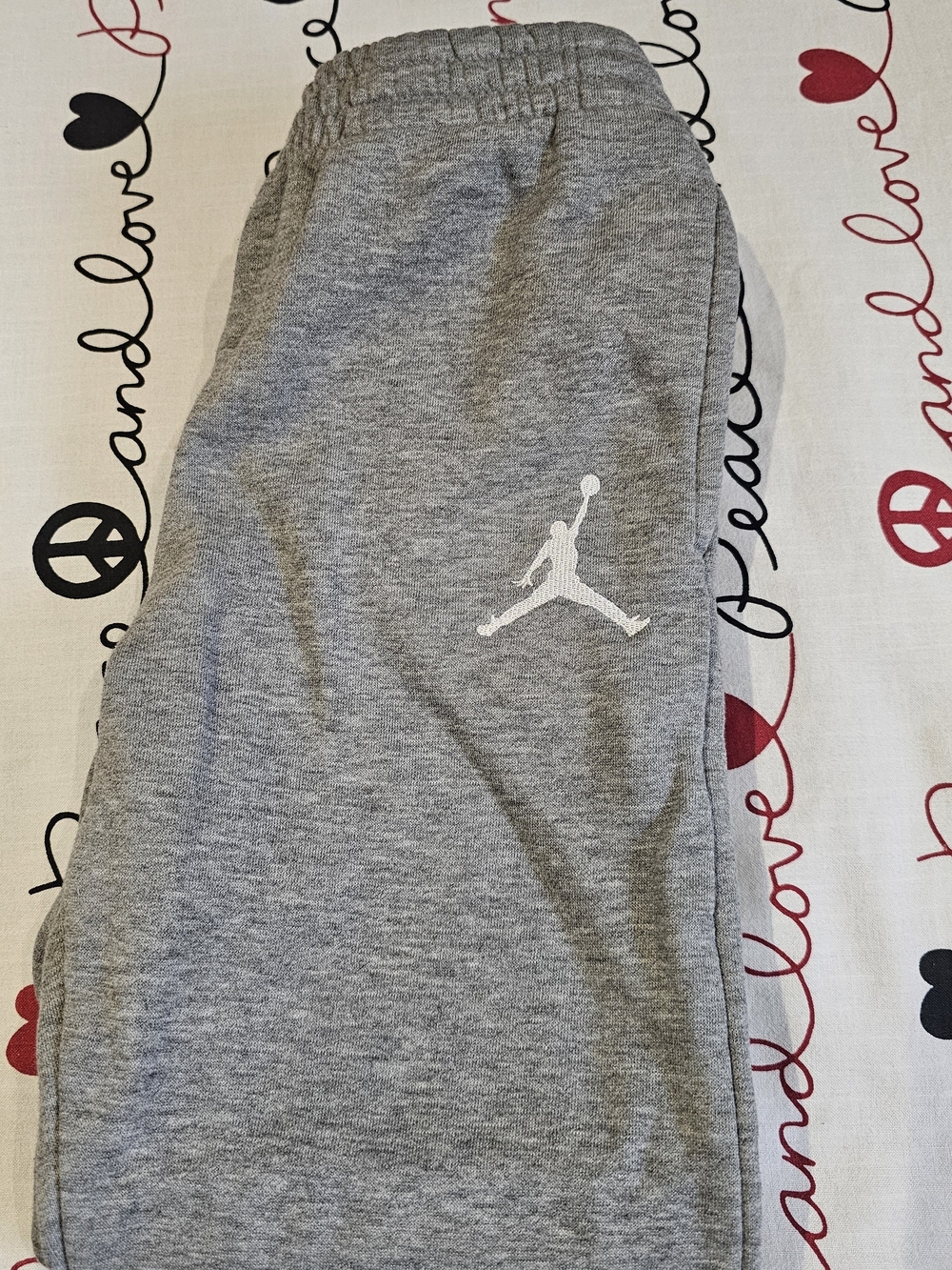 Jordan Kids Grey Jumpman Sweatpants